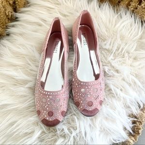 Badgley Mischka GiGi Gems Ballet Flats